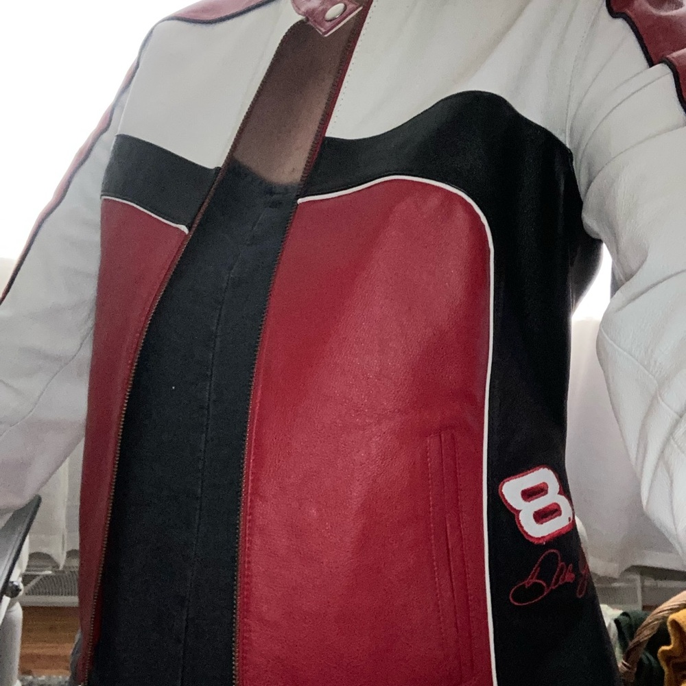 Wilsons Leather Red, White, and Black Jacket - Picture 8 of 11
